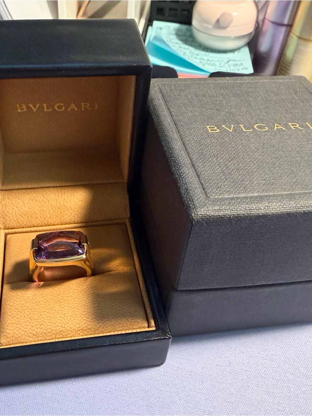 Bvlgari Amethyst Metropolis Ring